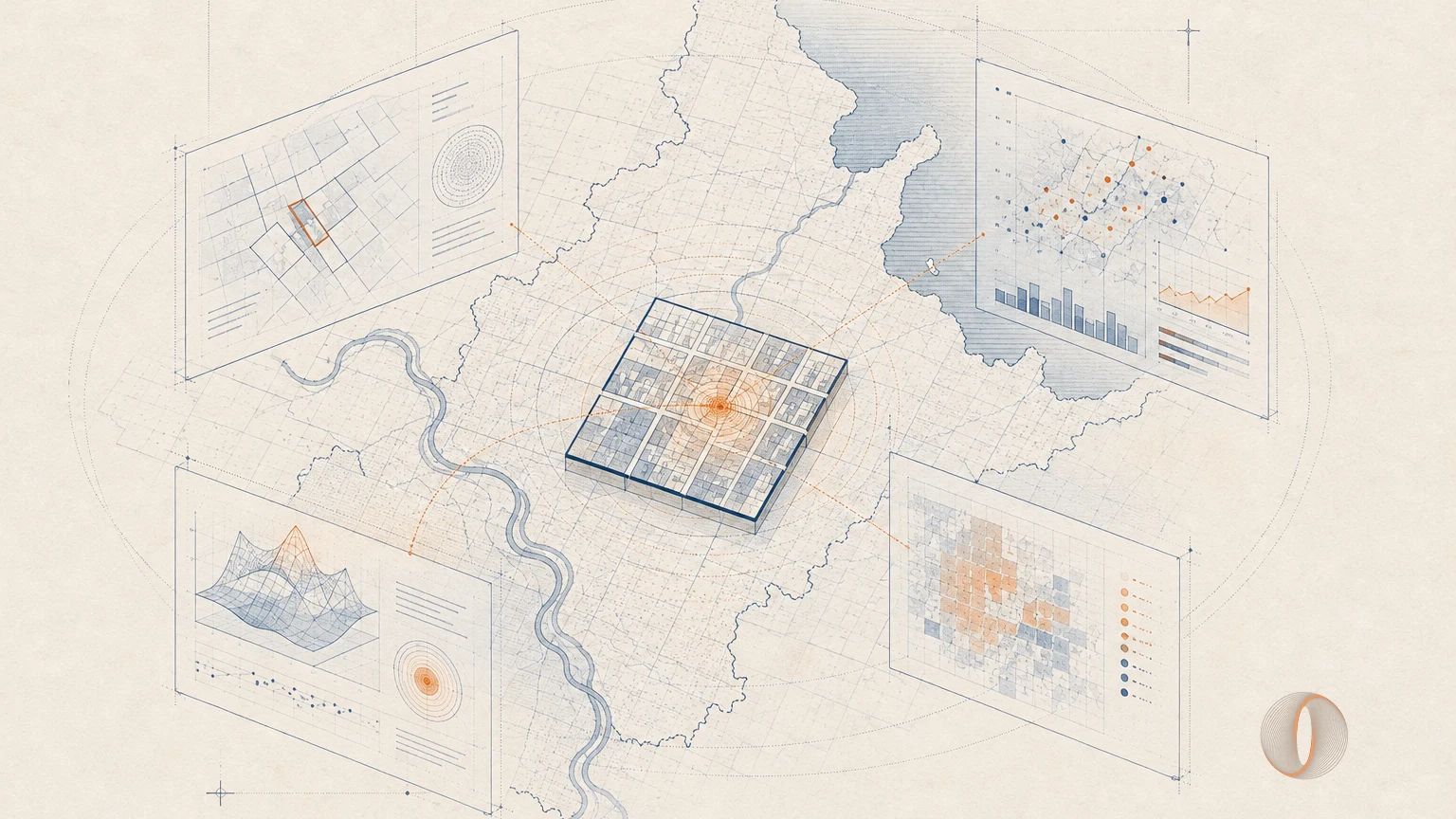 Quatre lectures complémentaires d’un même ensemble cadastral genevois